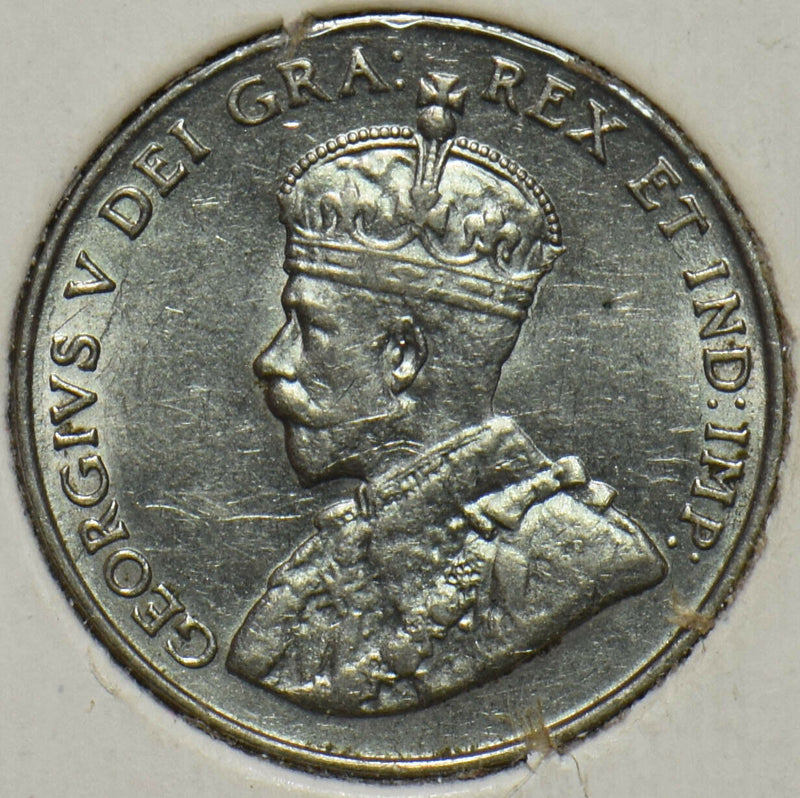 Canada 1924 5 Cents Georgivs V /Nickel 192257 combine shipping