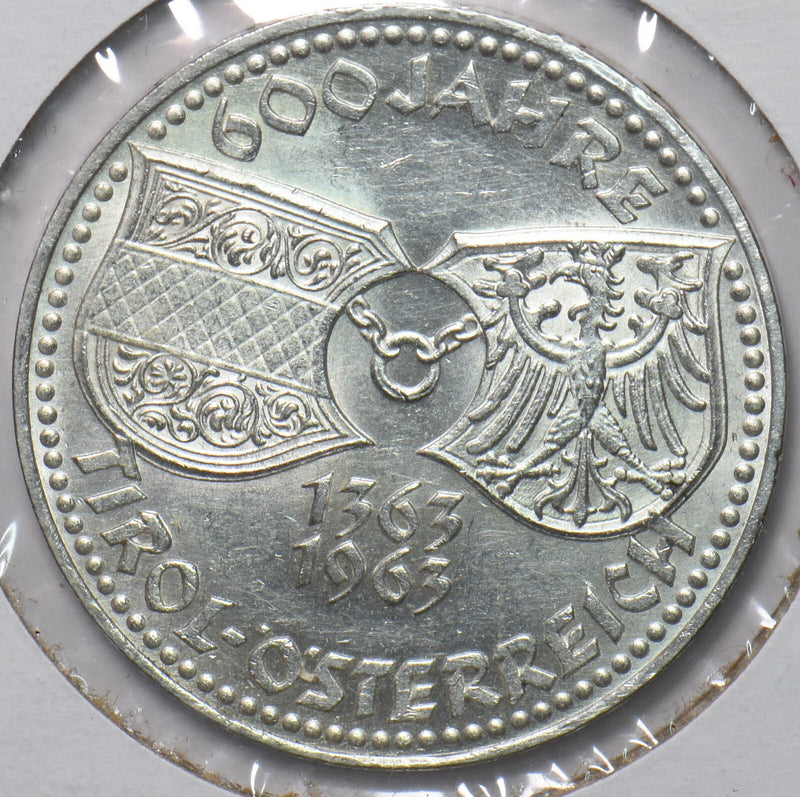 Austria 1963 50 schilling 293667 combine shipping