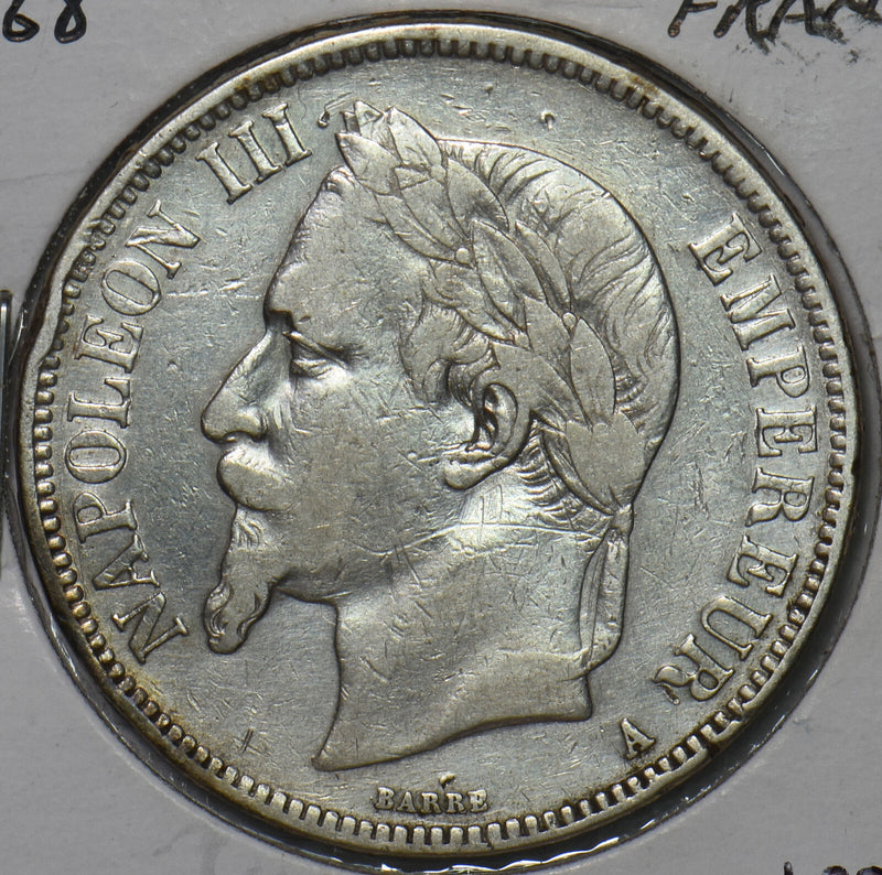 France 1868 5 Francs 491065 combine shipping