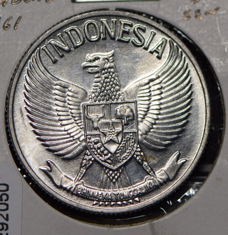 Indonesia 1961 50 Sen Javan hawk-eagle animal  292050 combine shipping