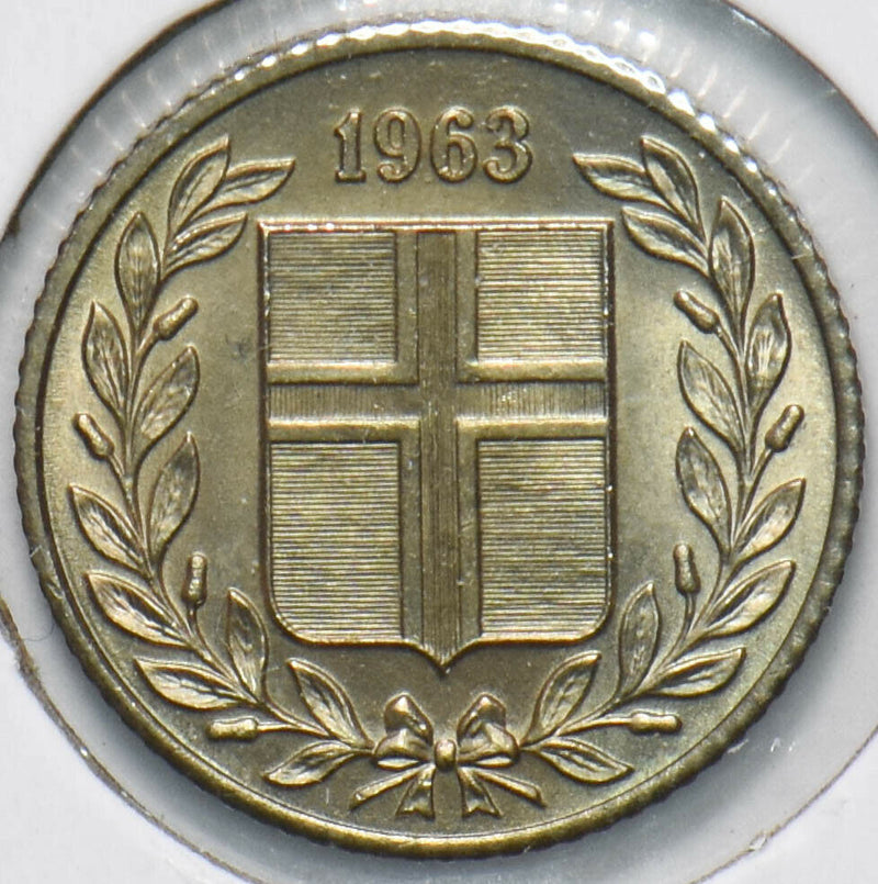 Iceland 1963 25 Aurar 192389 combine shipping