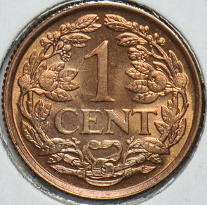 Netherlands Antilles 1957 Cent Lion animal 192309 combine shipping