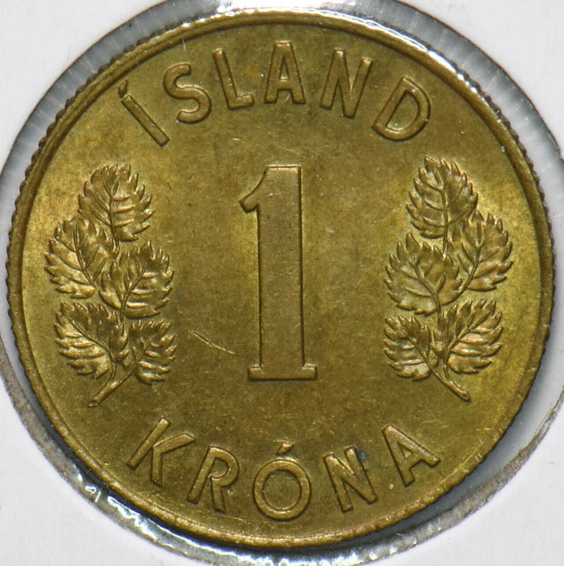 Iceland 1966 Krona Dragon animal Bull 192394 combine shipping