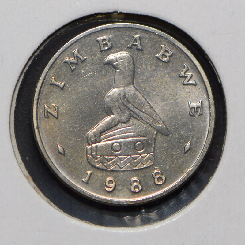 Zimbabwe 1988 5 Cent Scrub hare animal  901076 combine shipping