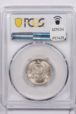 Guatemala 1900 Real PCGS MS 66 KM-177, PCGS Pop. 5 in MS 66, Only 2 Higher PC142