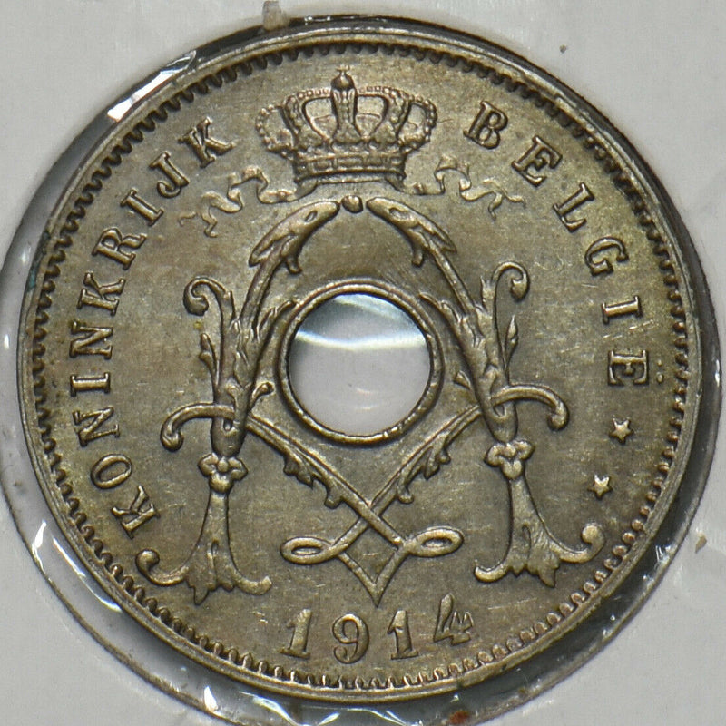Belgium 1914 5 Centimes AU - BU 195895 combine shipping