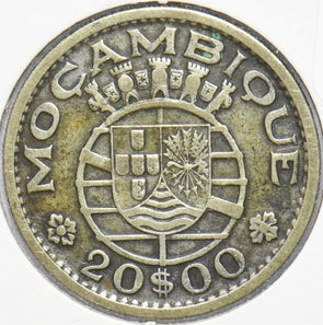 Mozambique 1952 20 Escudos Portuguese Colony 293270 combine shipping