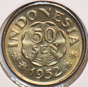 Indonesia 1952 50 Sen 195228 combine shipping