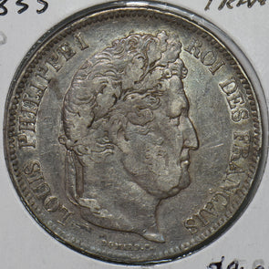 France 1833 D 5 Francs 491062 combine shipping