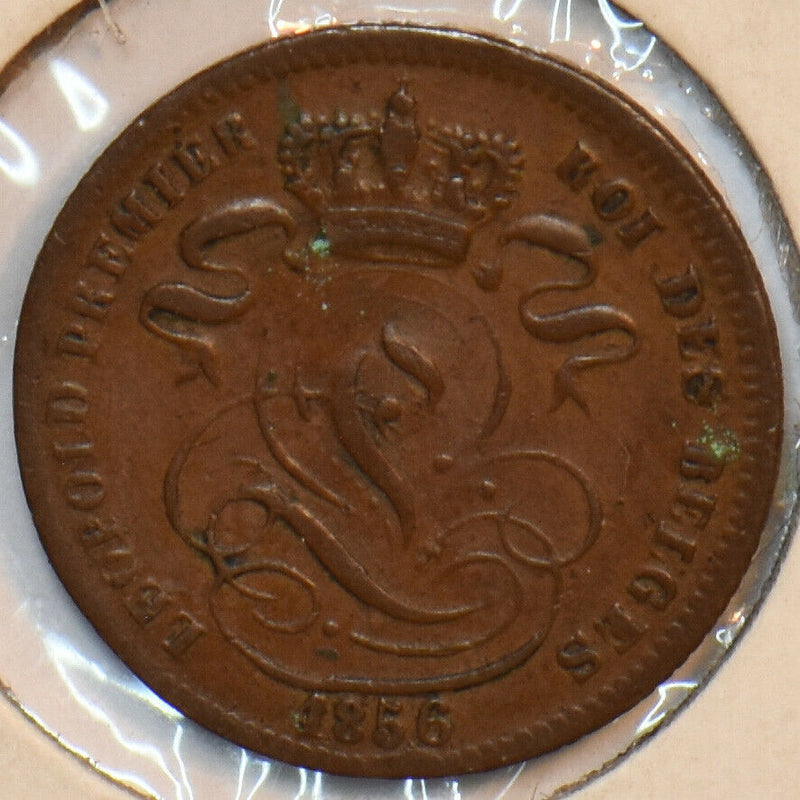 Belgium 1856 Centime Lion animal 491251 combine shipping
