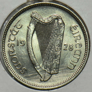 Ireland 1928 6 Pence Irish Wolfhound animal 296860 combine shipping