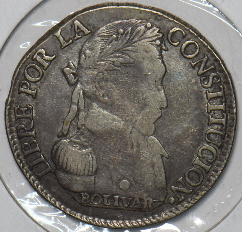 Bolivia 1830 4 Soles Llama animal 491231 combine shipping