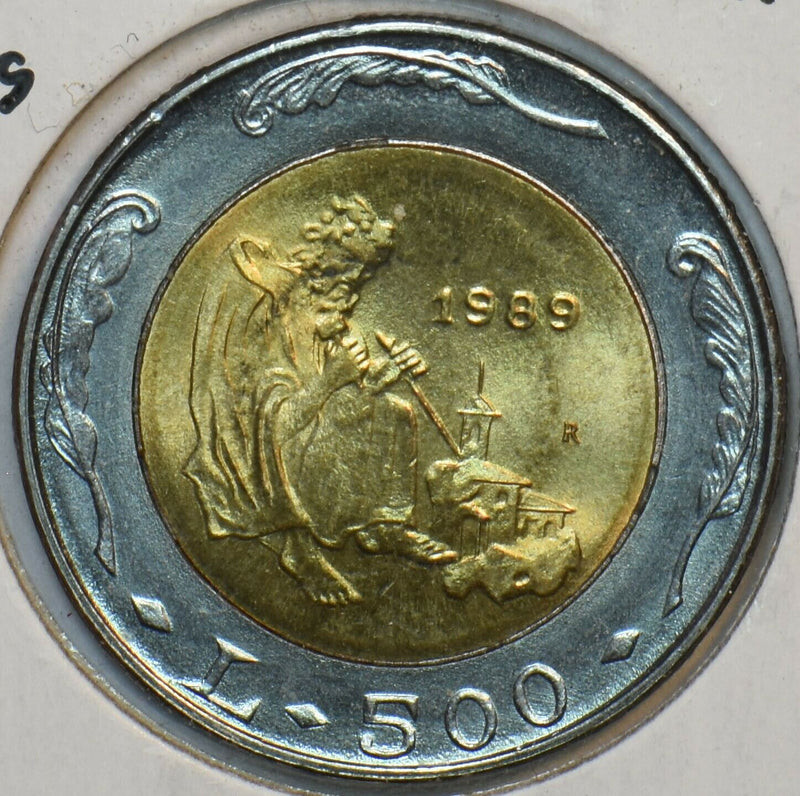 San Marino 1989 500 Lire 195998 combine shipping