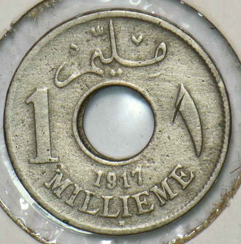 Egypt 1917 AH 1335 Millieme 196643 combine shipping