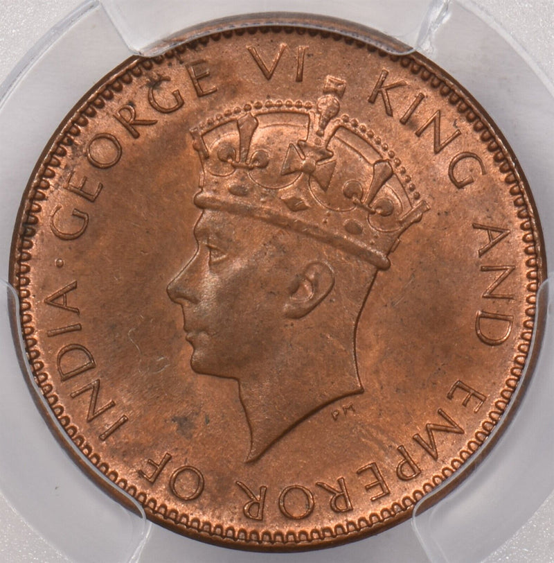 Ceylon 1937 Cent PCGS MS 64 RED BROWN PI0024 combine shipping