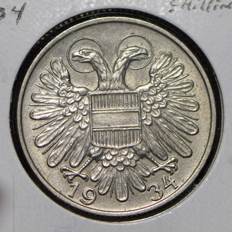 Austria 1934 Schilling  292096 combine shipping