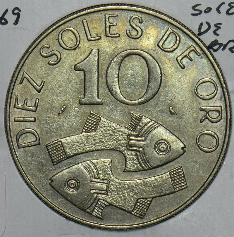 Peru 1969 10 Sols Fish animal 196682 combine shipping