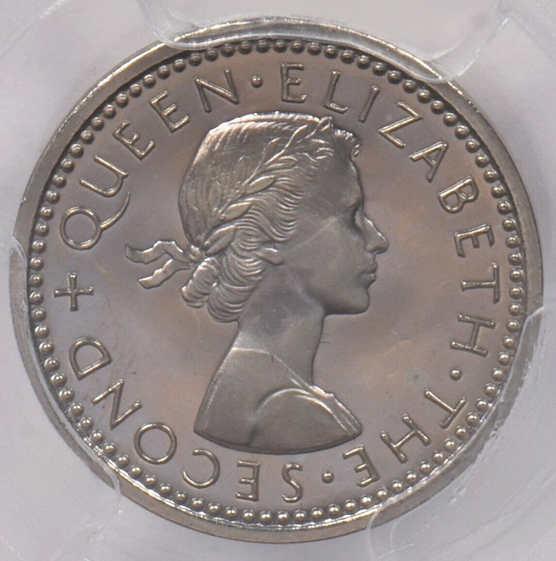 New Zealand 1965 3 Pence PCGS PL 66 PI0207 combine shipping