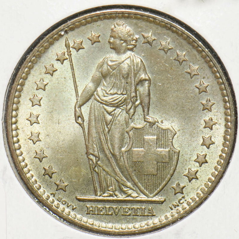 Switzerland 1961 2 Francs 293251 combine shipping