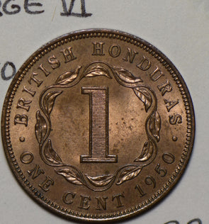 British Honduras 1950 Y.19, M.50 1 Cent  290646 combine shipping