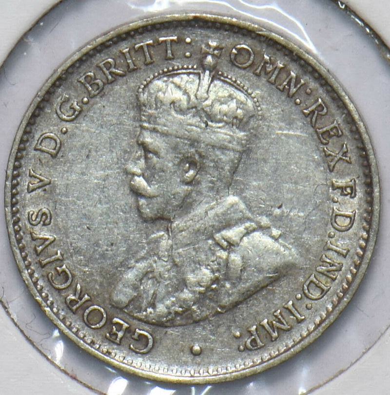Australia 1934 3 Pence Kangaroo animal Ostrich Georgivs V 293323 combine shippin