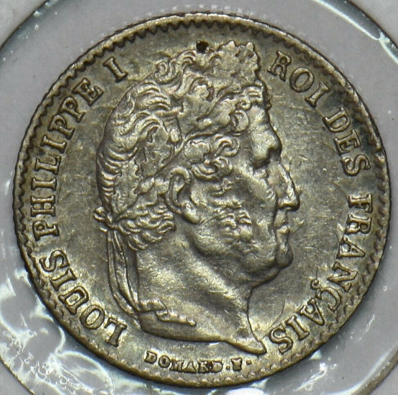 France 1836 A 1/4 Franc 296843 combine shipping