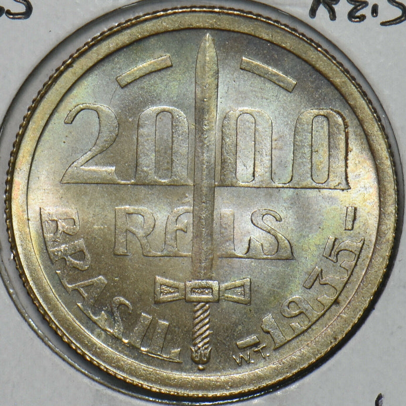 Brazil 1935 2000 Reis 491248 combine shipping