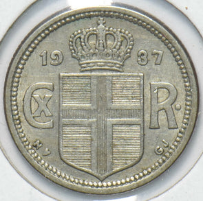 Iceland 1937 25 Aurar 192390 combine shipping