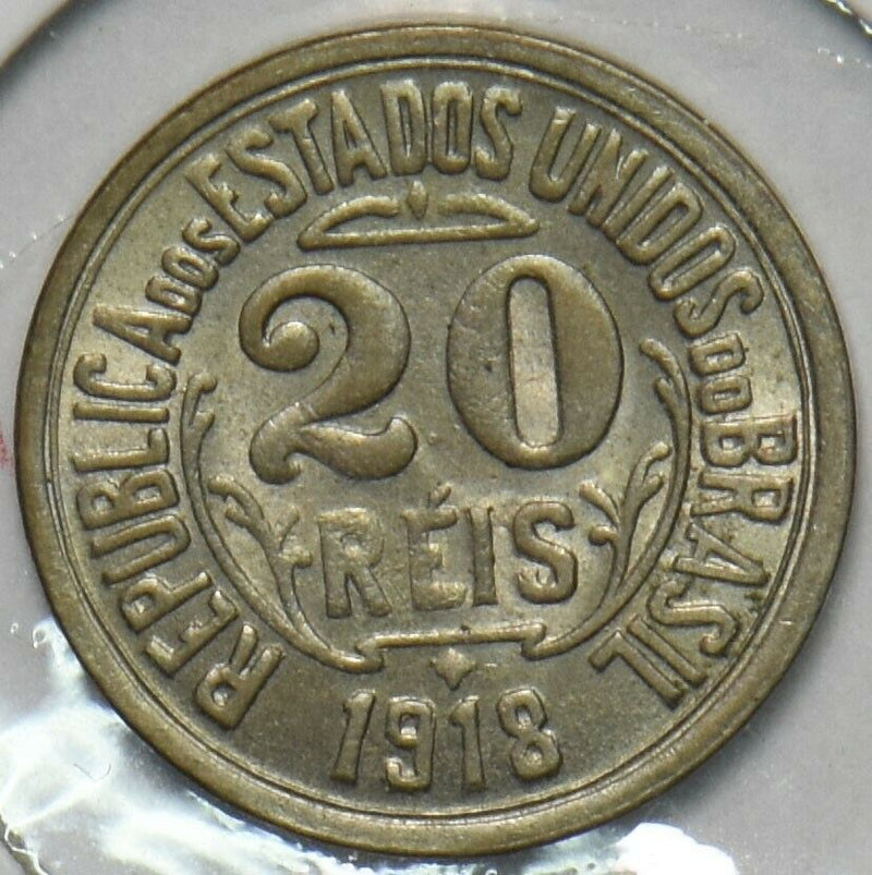 Brazil 1918 20 Reis 296848 combine shipping