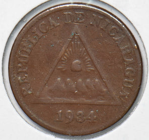 Nicaragua 1934 1 centavos 293660 combine shipping