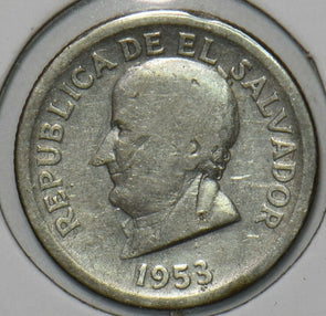 El Salvador 1953 25 Centavos 195941 combine shipping