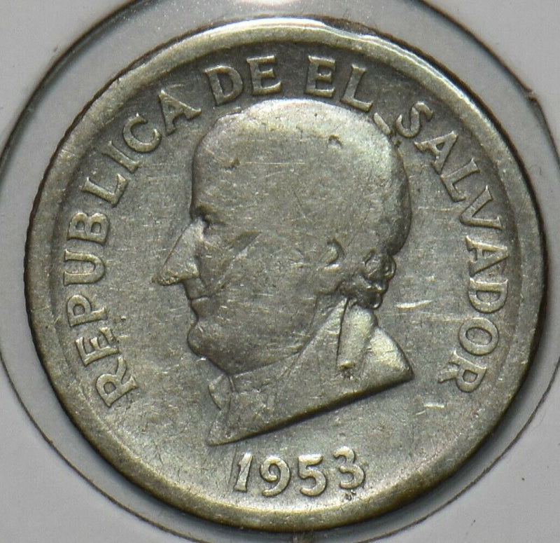 El Salvador 1953 25 Centavos 195941 combine shipping
