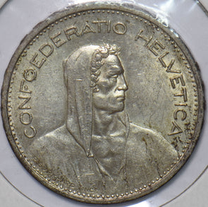 Switzerland 1935 B 5 Francs 195147 combine shipping