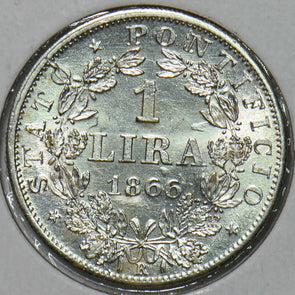 Vatican 1866 Lira 491141 combine shipping