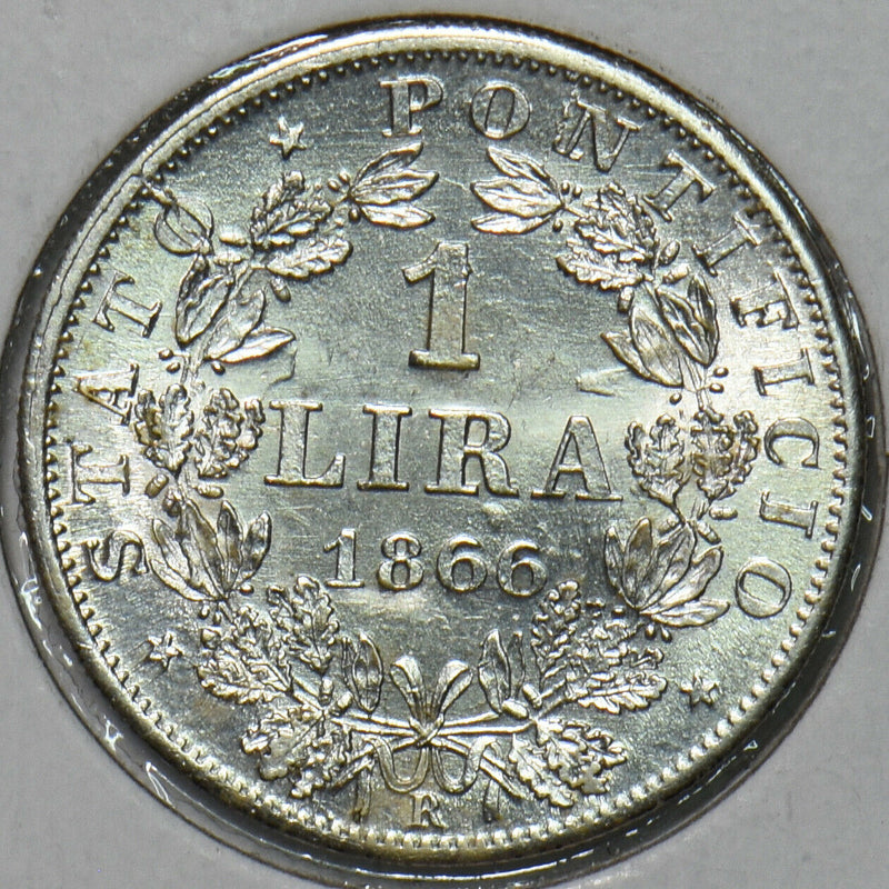 Vatican 1866 Lira 491141 combine shipping