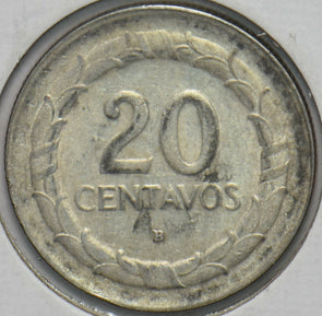 Colombia 1946 20 Centavos 192307 combine shipping