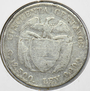 Colombia 1913 50 centavos 293652 combine shipping