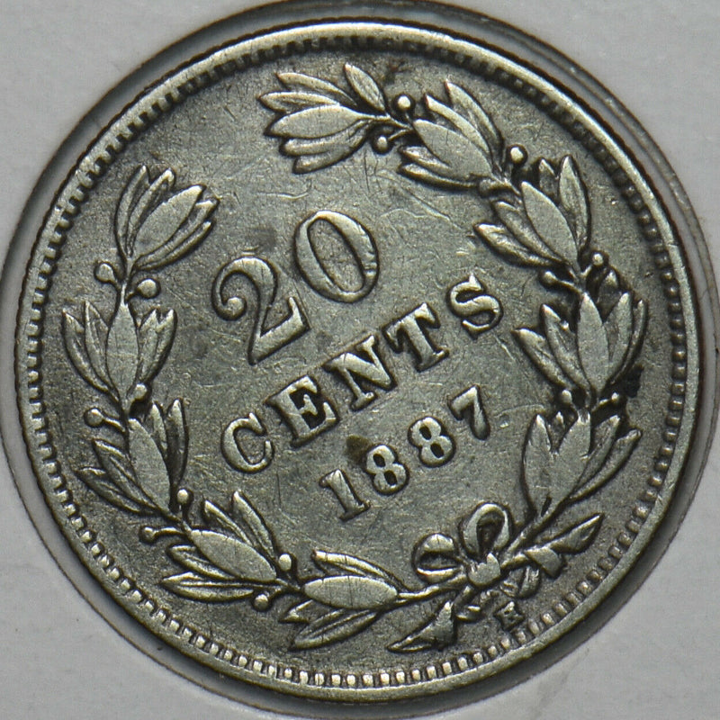 Nicaragua 1887 20 Centavos 297241 combine shipping