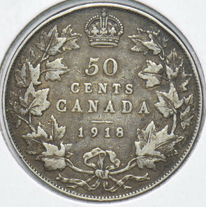 Canada 1918 50 Cents Georgivs V 293404 combine shipping