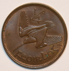 Ireland 1930 Farthing Woodcock animal 296880 combine shipping