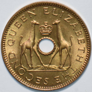 Rhodesia 1957 1/2 Penny Queen Elizabeth II 293364 combine shipping