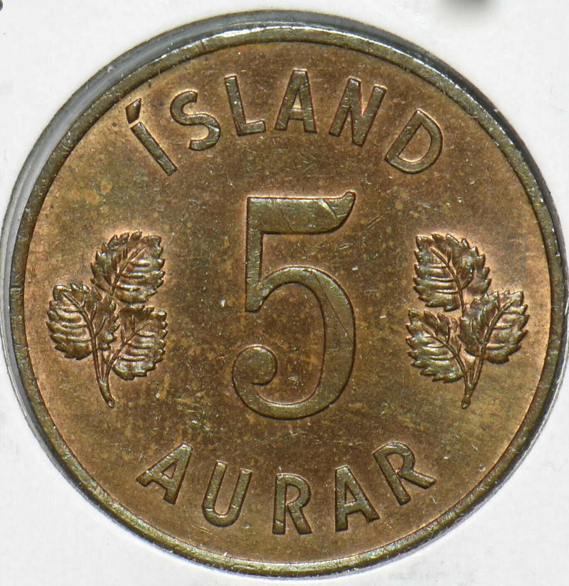 Iceland 1960 5 Aurar 293383 combine shipping