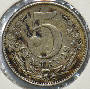 Colombia 1888 5 Centavos Copper-Nickel 293515 combine shipping