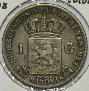 Netherlands 1848 Gulden 296851 combine shipping