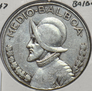 Panama 1947 1/2 Balboa 296424 combine shipping