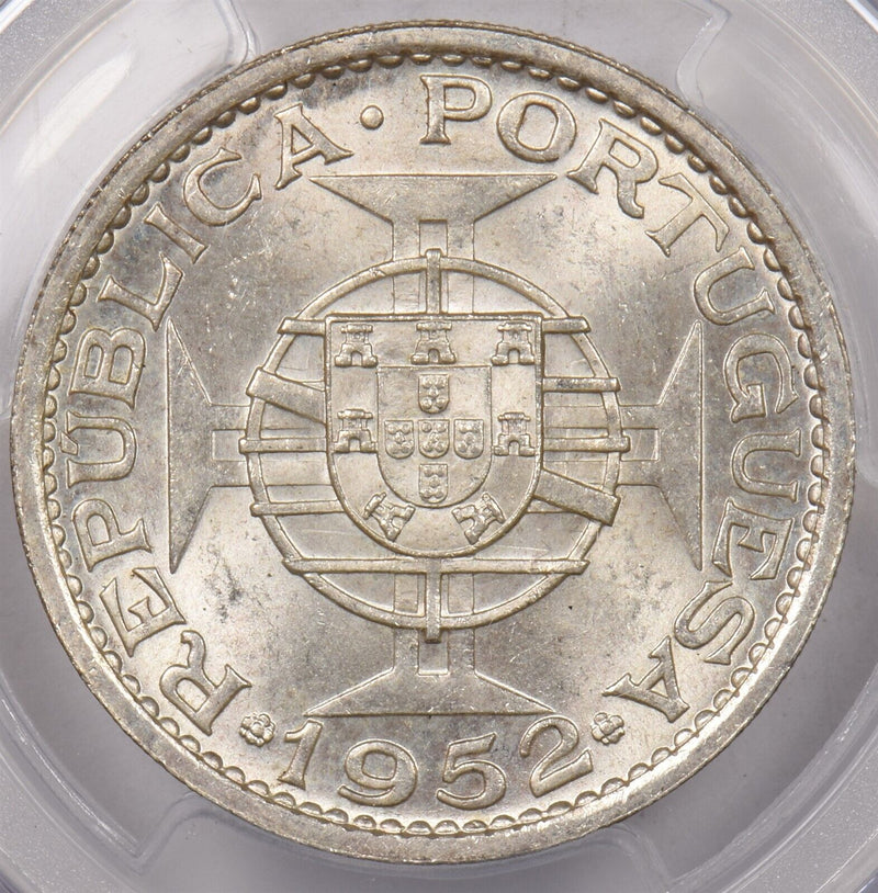 Macau 1952 5 Patacs PCGS MS 64 PI0130 combine shipping