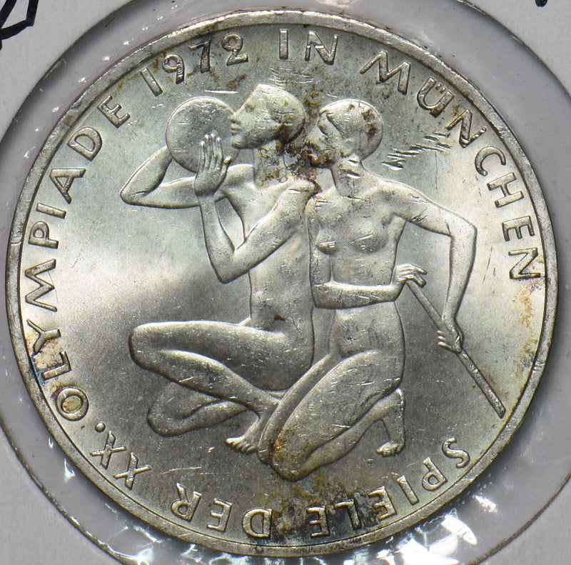 Germany 1972 10 Mark Eagle animal Olympic Games 1972 in Munich 195141 combine sh