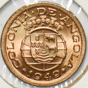 Angola 1949 10 Centavos Elephant animal Horse Portuguese Colony 293248 combine s