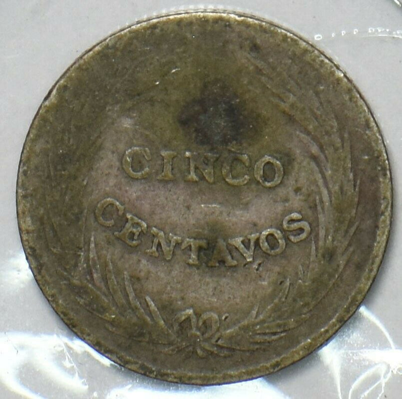 El Salvador 1911 5 Centavos 195945 combine shipping