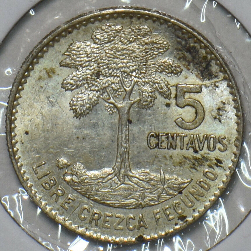 Guatemala 1961 5 Centavos 297236 combine shipping
